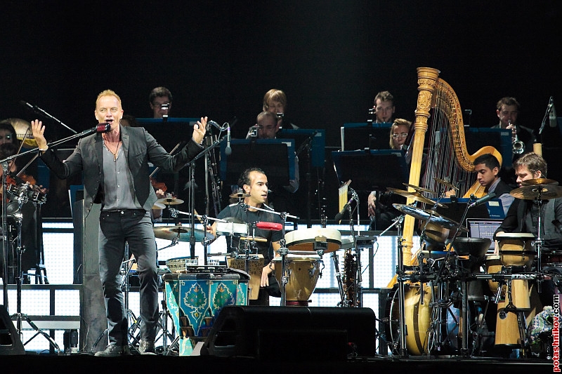 Фоторепортаж с концерта Стинга в Минске, программа Симфонисити. Photos from concert Sting in Belarus, tour Symphonicities.
