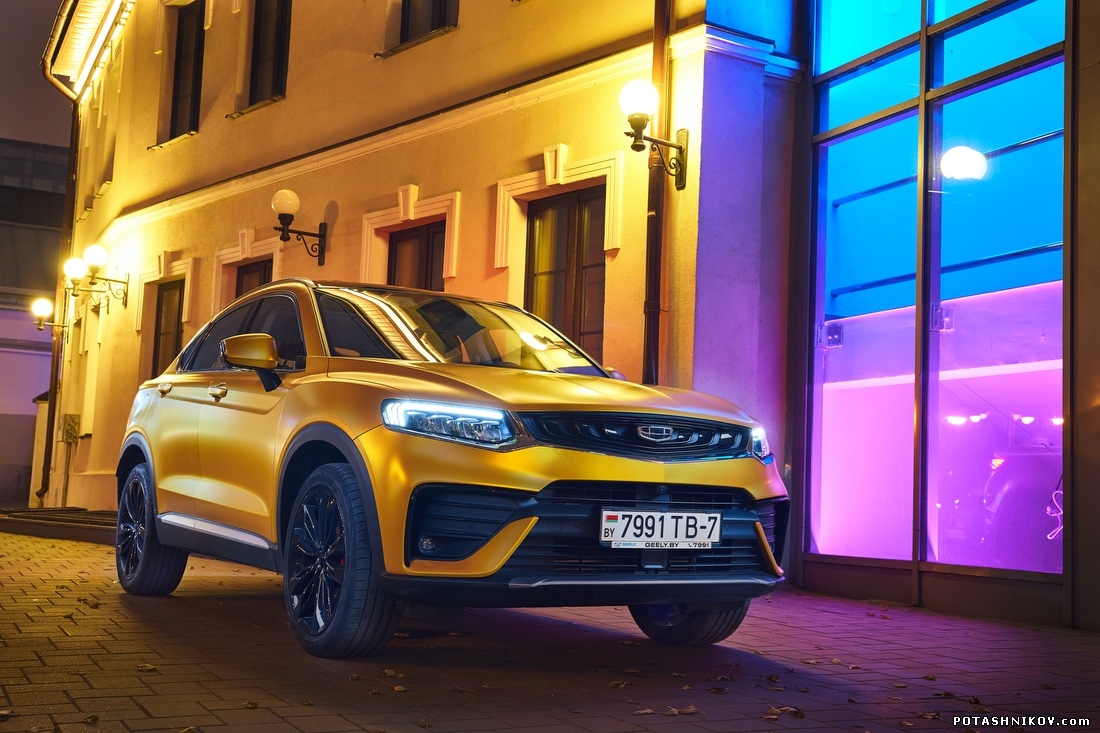 Рекламная фотосъемка Автомобиля Geely. Фотосессия машины для рекламы. Автомобиль для продажи в Минске