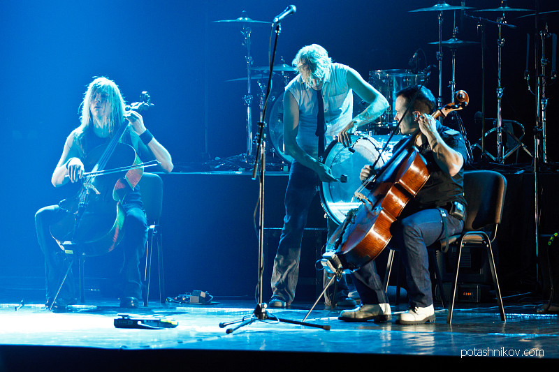 Концерт Apocalyptica (Апокалиптика) в Минске, Дворец Республики. Сoncert Apocalyptica in Minsk, Belarus.